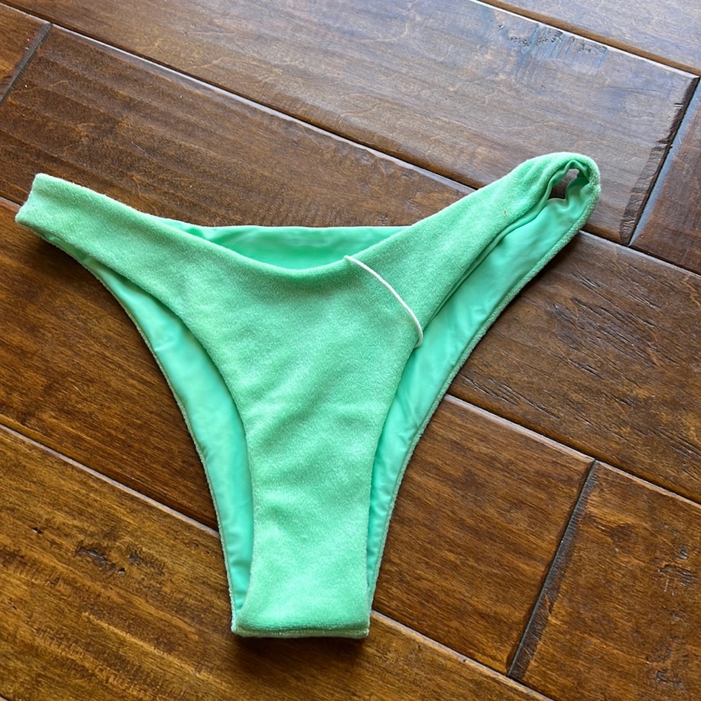 Wave Babe Green Bikini Bottom